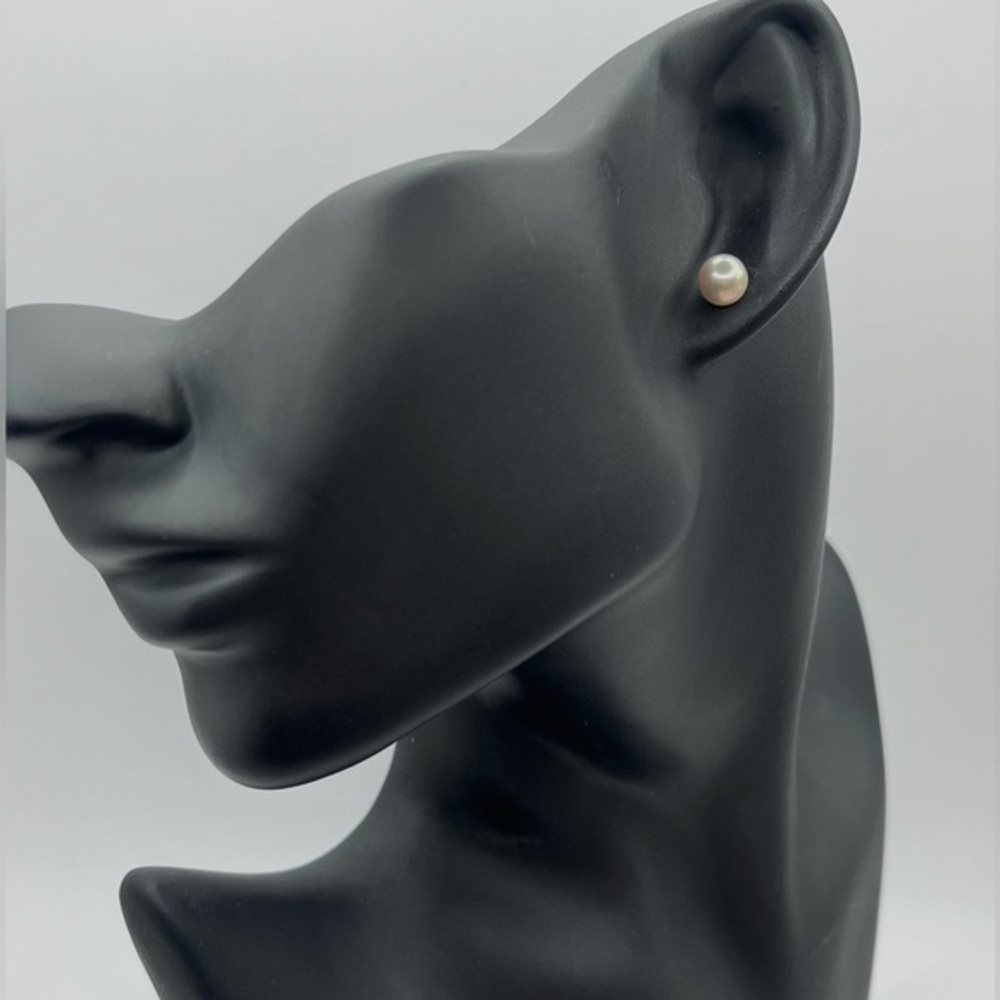 South Sea Pearl Button Earrings